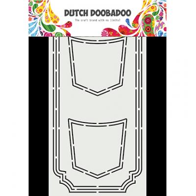 Dutch Doobadoo Card Art Schablone - Slimline Jeans
